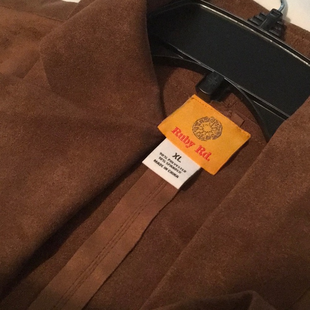 Ruby Rd. Brown vest - Picture 4 of 7